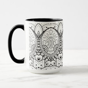 Taza Ilustracion tribal inspirado