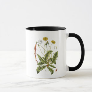 Taza Ilustración Vintage de Diente de León