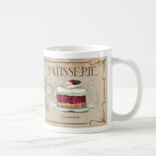 Taza ilustrada II francés del Patisserie (Derecha)