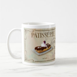 Taza ilustrada Patisserie francés