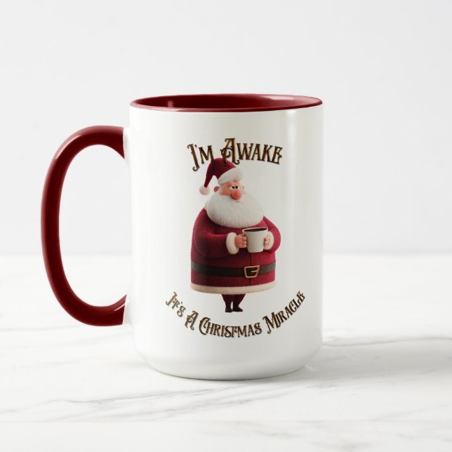 Taza I'm Awake, It's A Christmas Miracle (Izquierda)