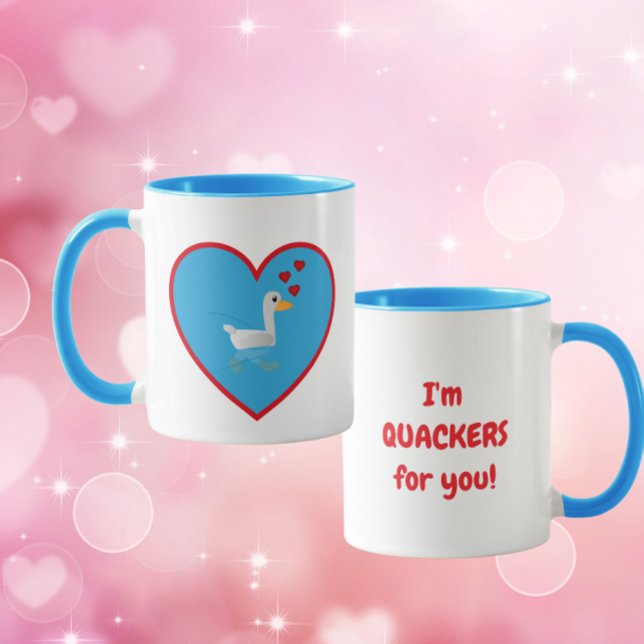 Taza I'm Quackers for you (Subido por el creador)