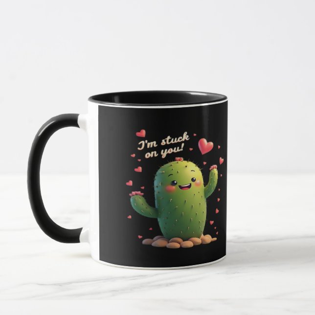 Taza Im Stuck On You Classic Romantic Style  (Izquierda)