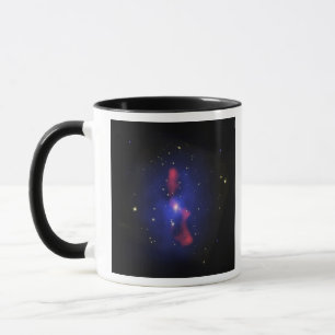Taza Imagen compuesta de un racimo de la galaxia