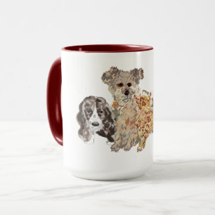 Taza Imagen De Canvas: Amor A Los Mascotas