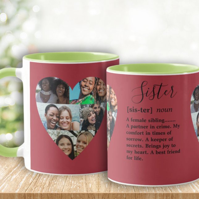 Taza Imagen de definición de hermana Collage Colorful M (Subido por el creador)