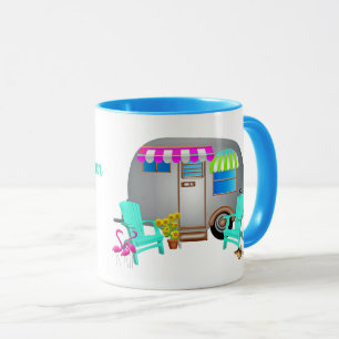 Taza Imagen de Remolque de viaje personalizado para cam