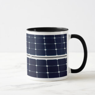 Taza Imagen divertida del panel de energía solar