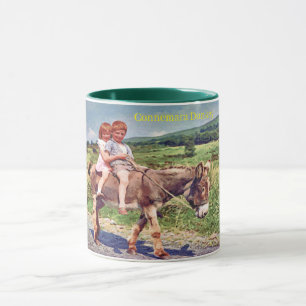 Taza Imagen irlandesa para dos tonos de mugre