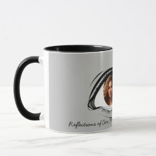 Taza Imagen personalizada y bloqueo de texto impreso