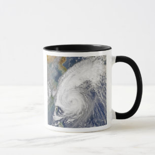 Taza Imagen por satélite de un tifón