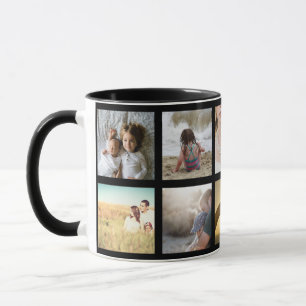 Taza Imágenes con marcos en blanco y negro