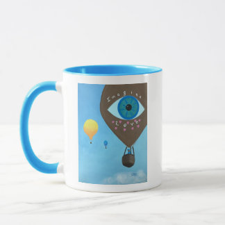 Taza Imagine Love, Hot Air Balloons, Mugs