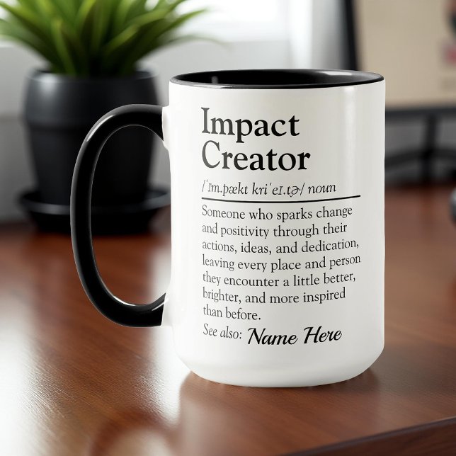 Taza Impact Creator Personalized Appreciation Gift (Subido por el creador)