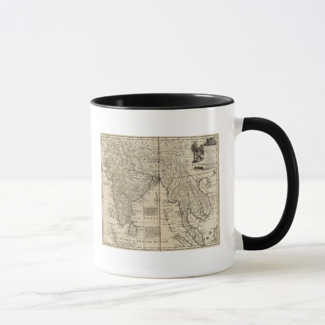 Taza Imperio Mogul, India (Derecha)