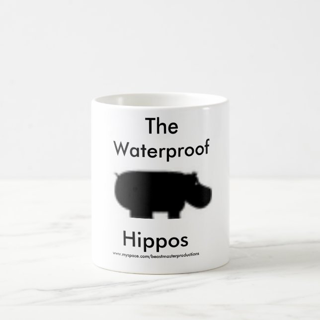 Taza impermeable oficial de los hipopótamos (Centro)