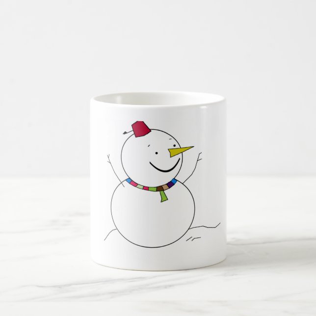 Taza impresa por Snowman (Centro)