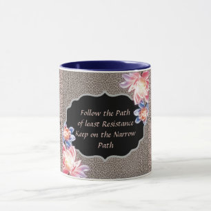 Taza Impresión animal de dos tonos seguir el trazado d