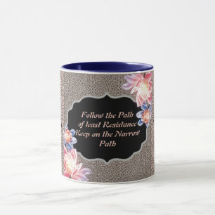 Taza Impresión animal de dos tonos seguir el trazado d
