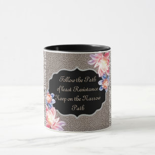 Taza Impresión animal de dos tonos seguir el trazado d