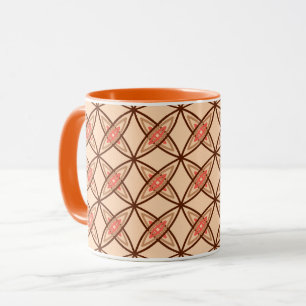 Taza Impresión atómica moderna de mediados de siglo - P