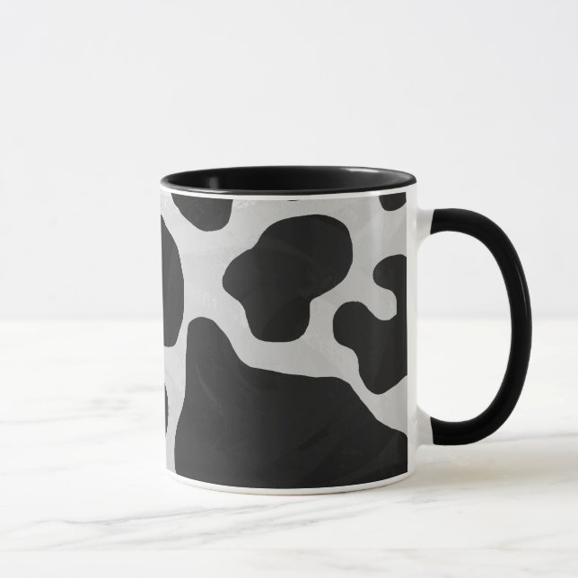 Taza Impresión blanco y negro de la vaca (Derecha)