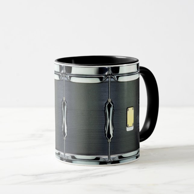 Taza Impresión completa de tambor negro (Anverso derecho)