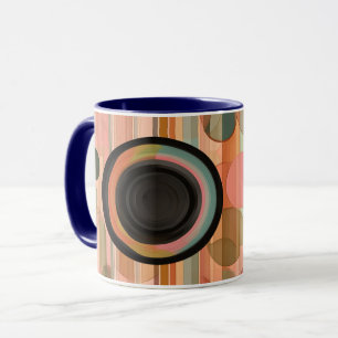 Taza Impresión de Arte de Pared de Formas Geométricas y