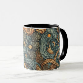 Taza Impresión de arte de patrones florales - Decoració