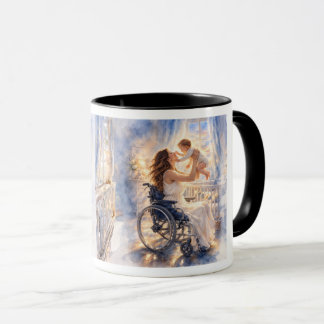 Taza Impresión de Arte en Acuarela Promesa de Madre