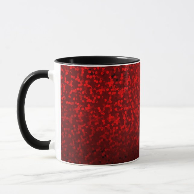 Taza Impresión de brillo bokeh destello (Izquierda)
