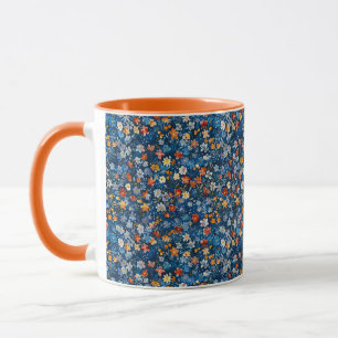 Taza Impresión de flor silvestre colorida
