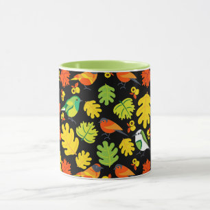 Taza Impresión de la decoración del hogar de pájaro de 