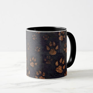 Taza Impresión de la pata del gato