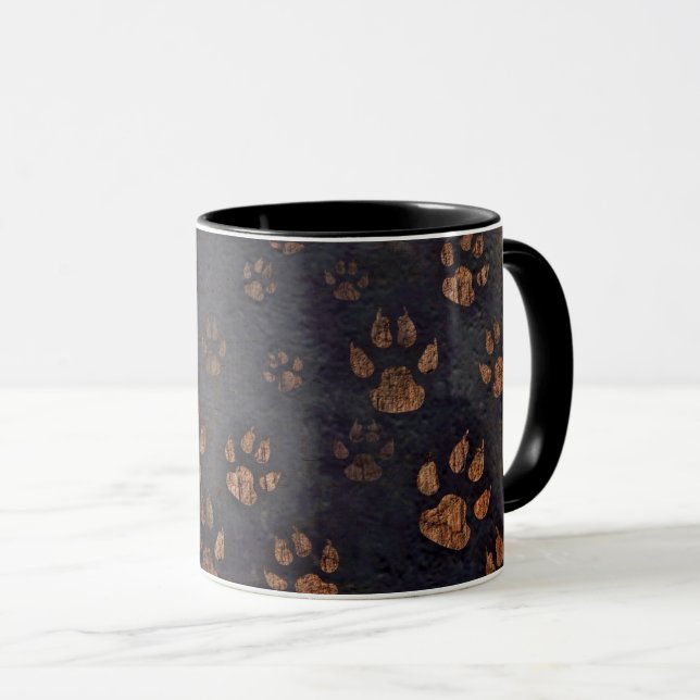 Taza Impresión de la pata del gato (Anverso derecho)