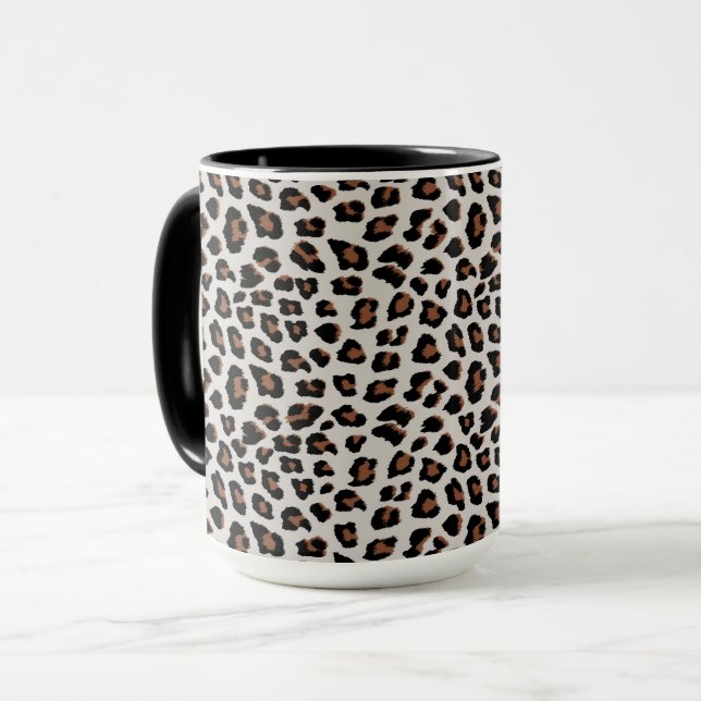 Taza Impresión de leopardo (Anverso izquierdo)