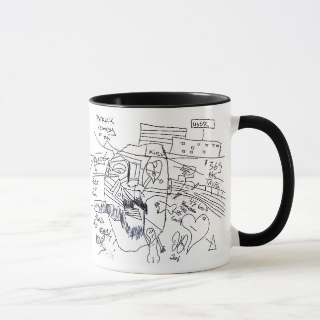 Taza impresión de patrick kennedy (Derecha)