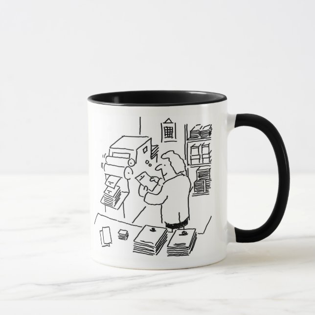 Taza Impresión de taller de trabajo o impresión de impr (Derecha)