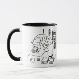 Taza Impresión de taller de trabajo o impresión de impr