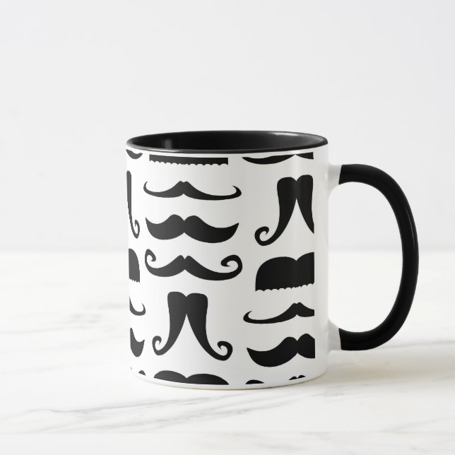 Taza Impresión del bigote (Derecha)