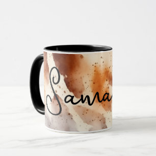 Taza Impresión Piel de vaca occidental Resumen Vaquera