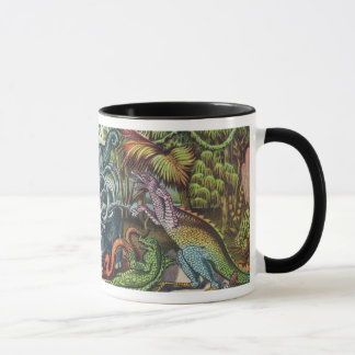 Taza Impresión prehistórica de la antigüedad de los