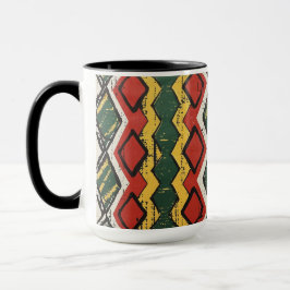 Taza Impresión tribal rasta