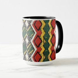 Taza Impresión tribal rasta