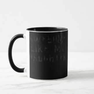 Taza Impresionante como mi hija, Chiste de papá, gracio