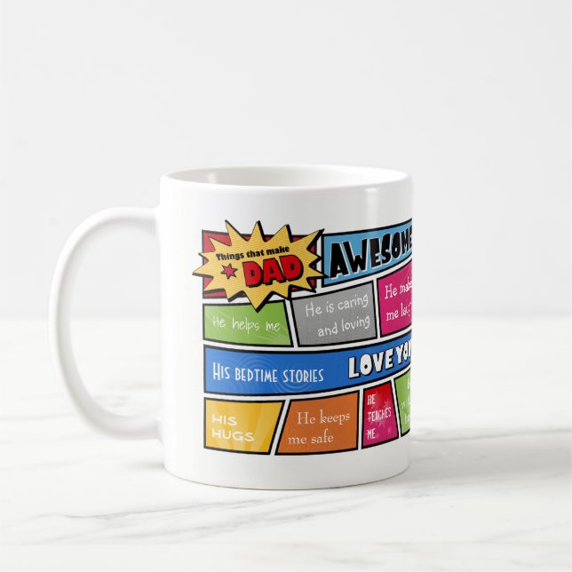 Taza impresionante del papá (Izquierda)