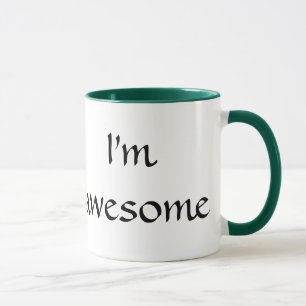 Taza impresionante del pavo real