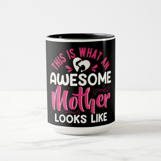 Taza Impresionante madre cita a Mug (Centro)