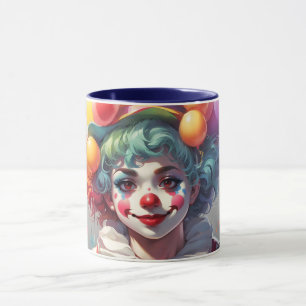 Taza Impresionante Personalizado Monograma Payaso Mug