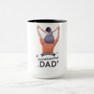Taza Impresionante tazón de café de papá - regalo perfe